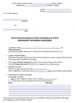 Florida Petition for Dissolution of Marriage with Dependent or Minor Children Form