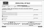 Oregon Vehicle Bill of Sale Form