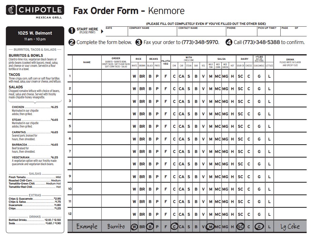 free-chipotle-fax-order-form-kenmore-pdf-template-form-download