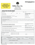 Dollar Tree Job Application Form