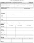 California Rental Application Form