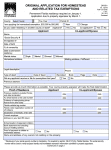 Florida Application for Homestead and Related Tax Exemptions